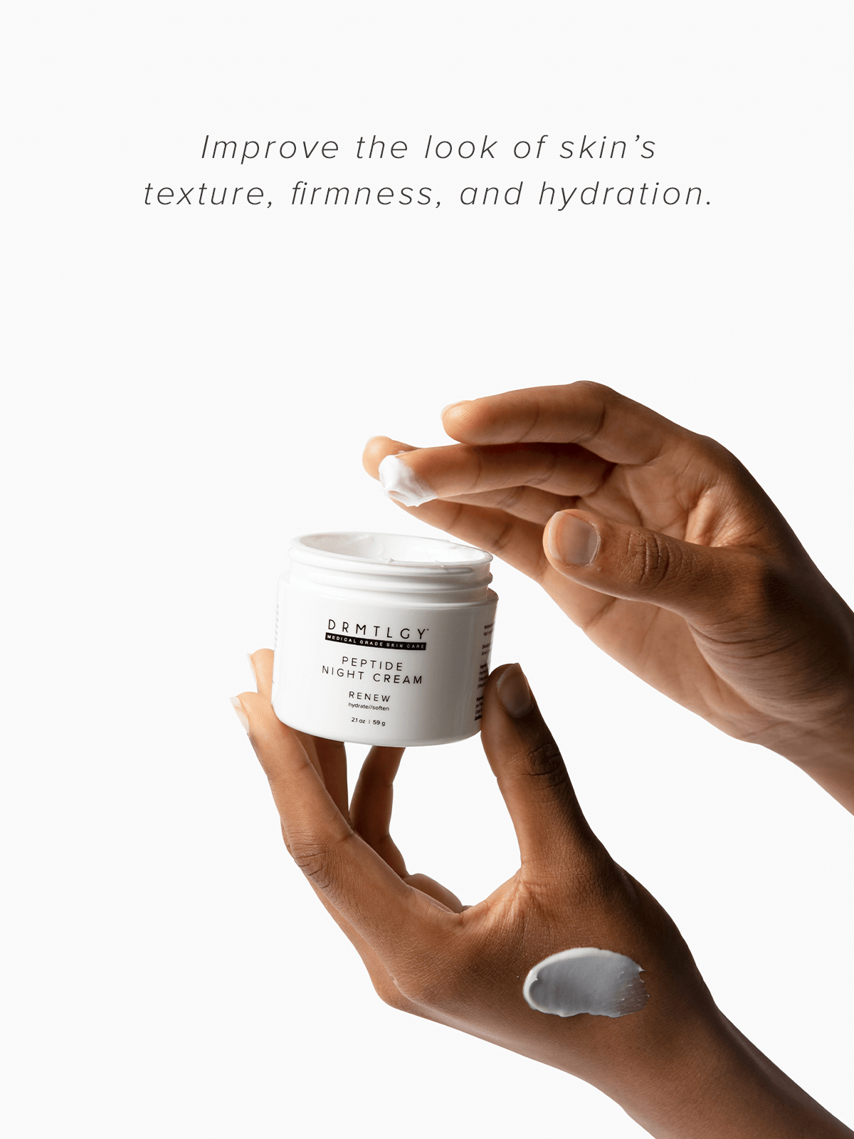 Crema de noche con peptidos