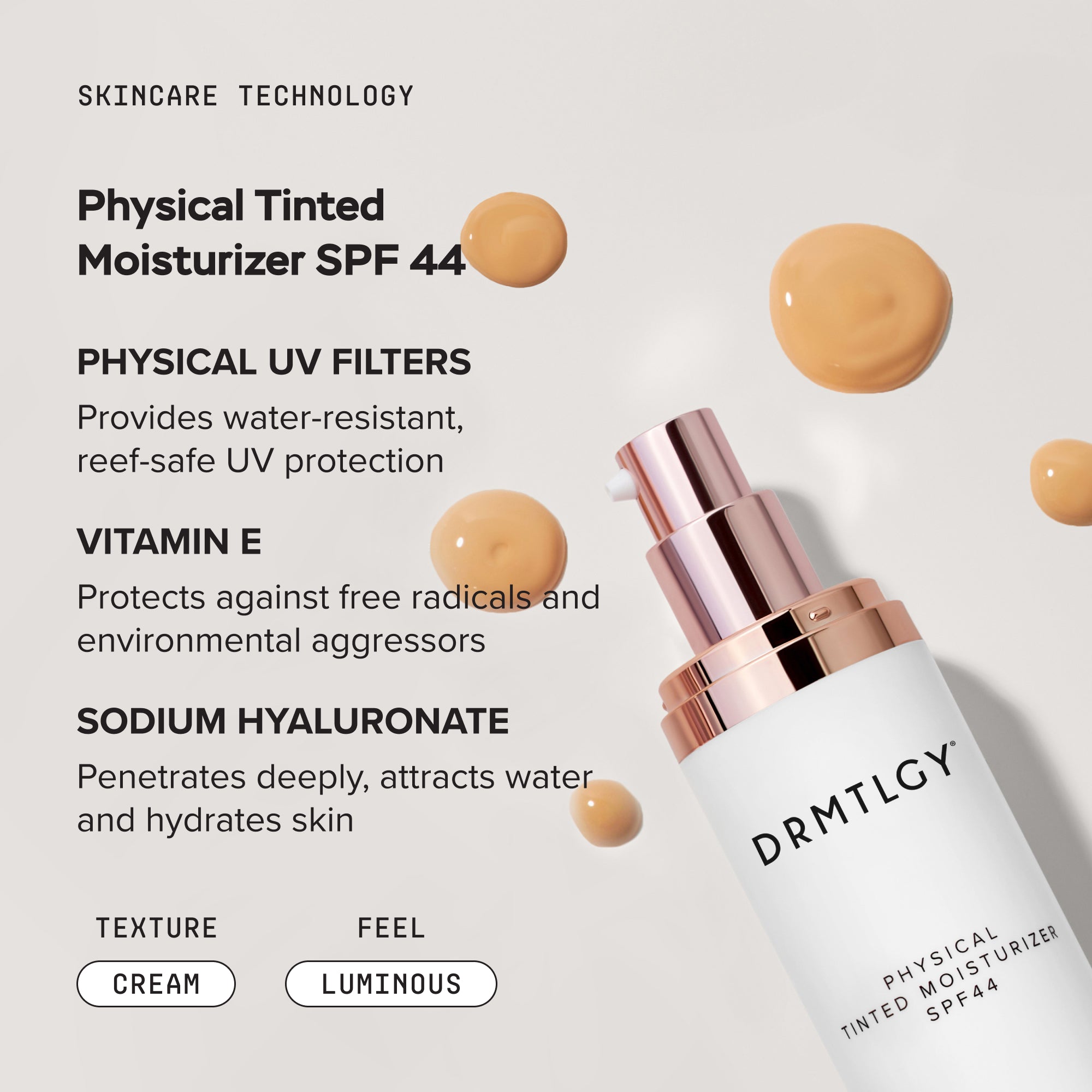 The Core3™ - Physical Tinted Moisturizer SPF44 – DRMTLGY