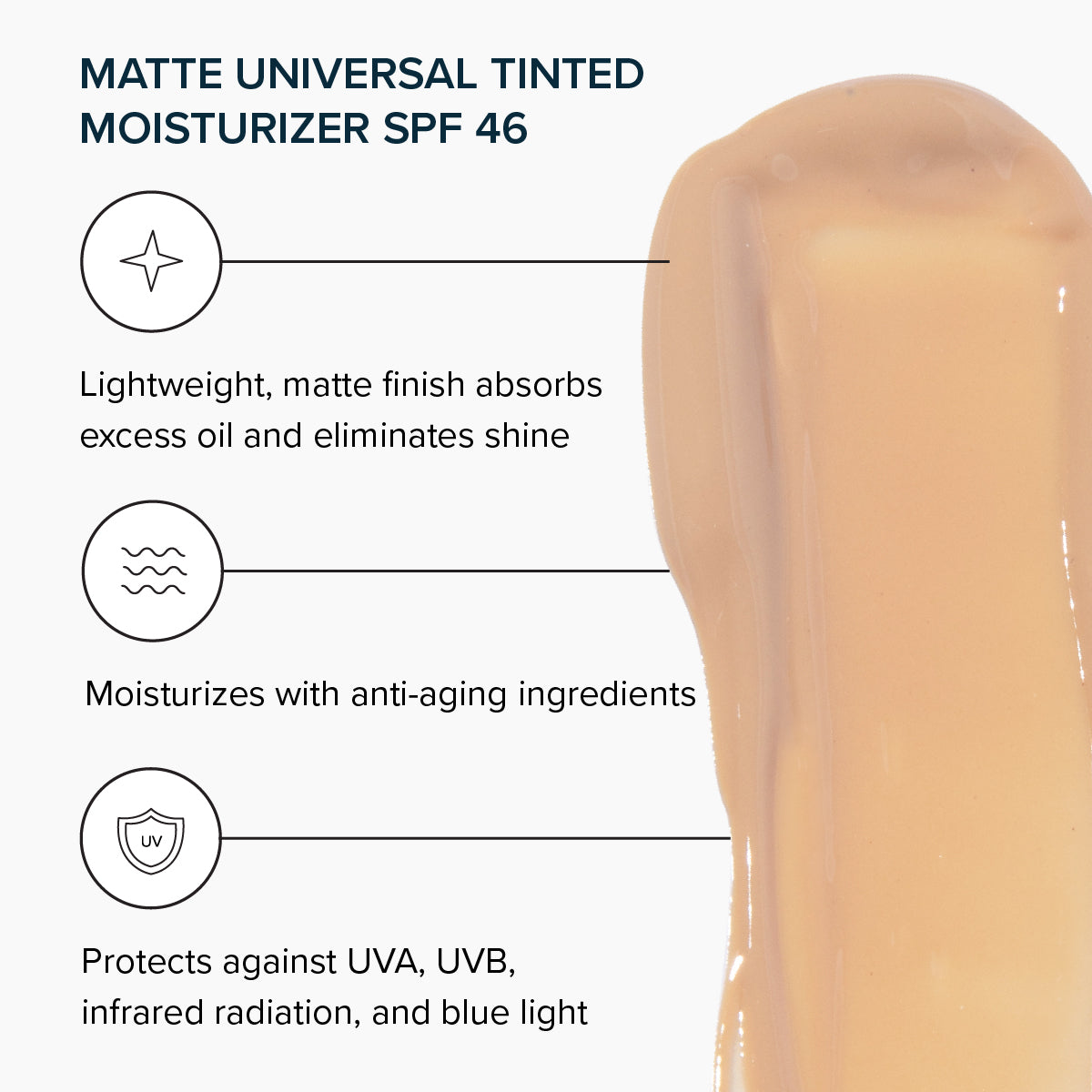 The Core3™ - Matte Universal Tinted Moisturizer SPF 46 – DRMTLGY